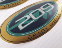 Grady White 209 Escape Decals Set of 2 x 5"